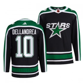 Dallas Stars Hockeydrakt TY Dellandrea 10 2022-23 Svart Reverse Retro 2.0 Adidas Authentic - Herre